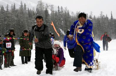 喀纳斯冬季图瓦民俗