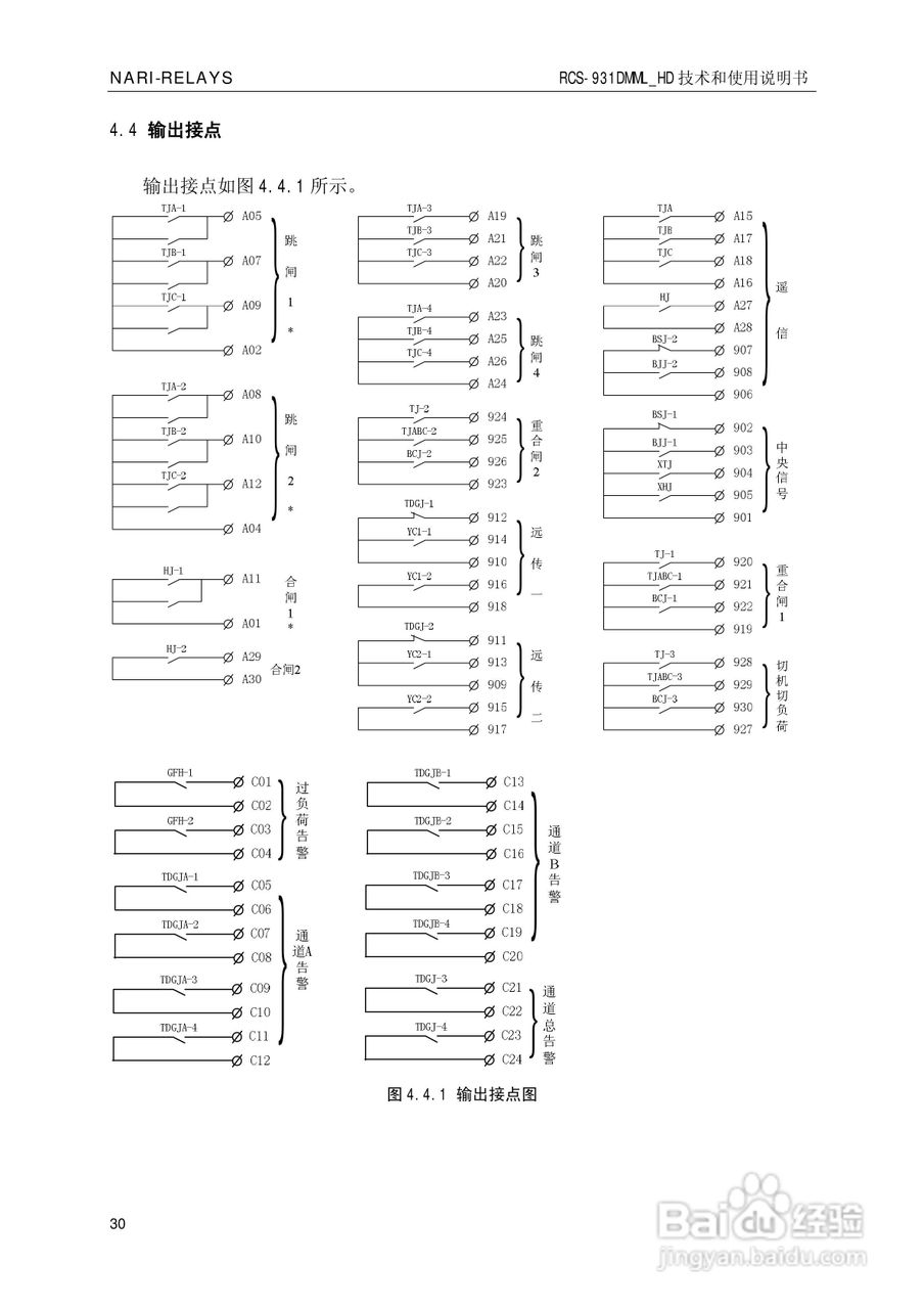 南瑞RCS-931DMML_HD型超高压线路成套保护装置使用说明:[4]