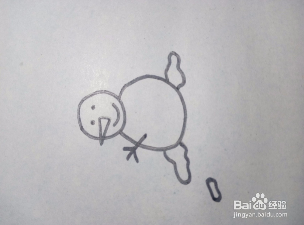 雪人的简笔画教程