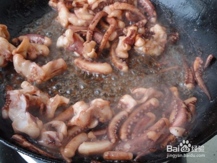 拾味香孜然鱿鱼须的做法