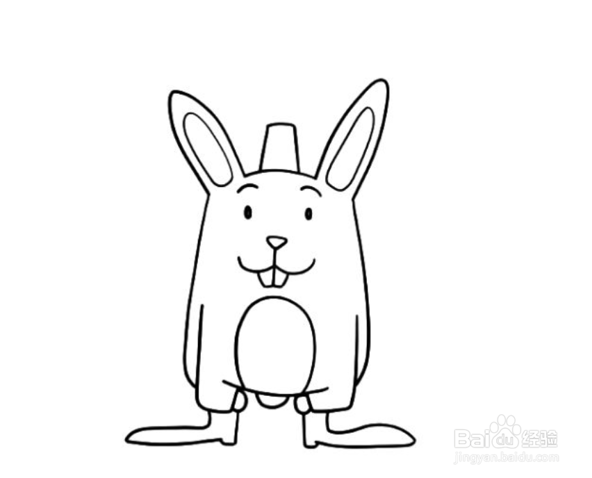 如何画卡通兔子的简笔画？