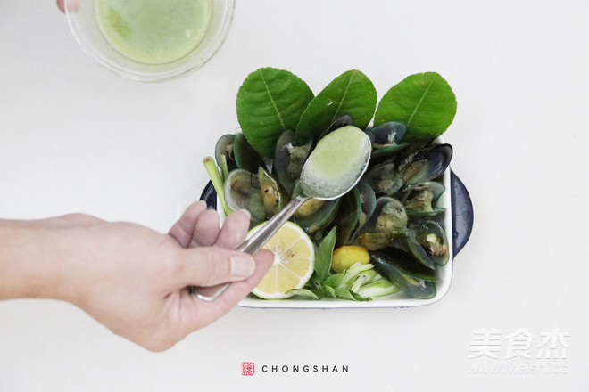 泰式柠檬香茅蒸贻贝