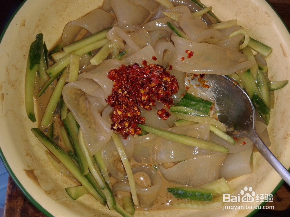 快手菜——凉拌东北拉皮