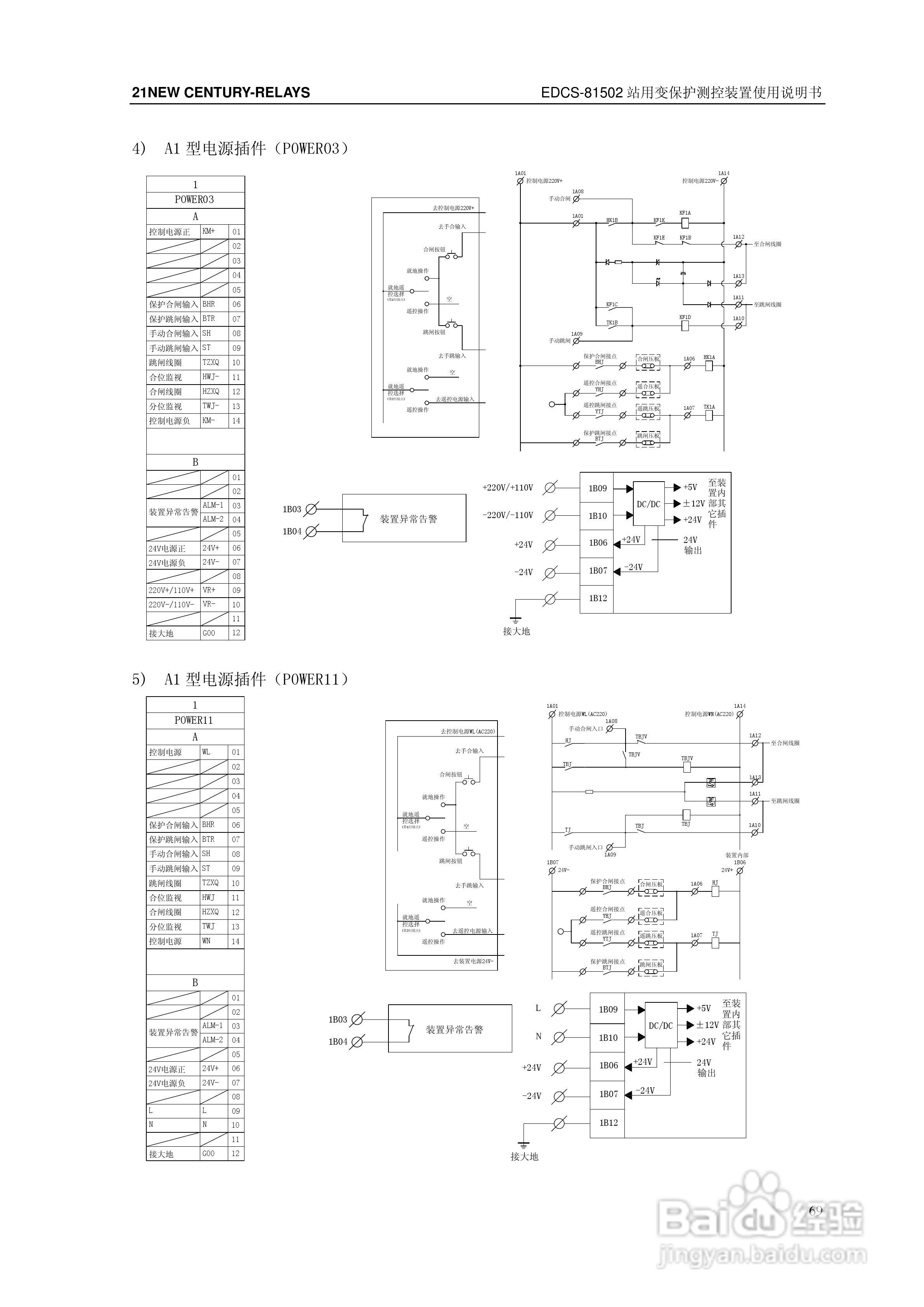 新世纪EDCS-81503站用变保护测控装置说明书:[8]