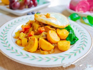 咖喱鱼丸面怎么做？