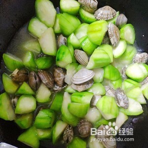 教你怎么做花甲丝瓜汤