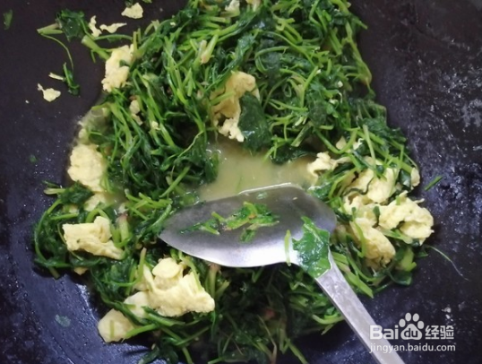 自制菠菜炒鸡蛋