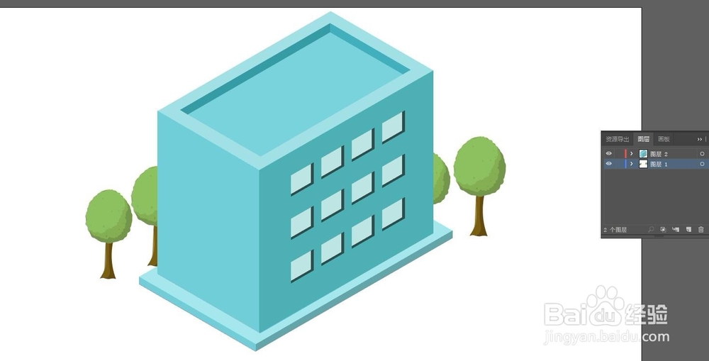 AI新手教程—绘制2.5D场景画2