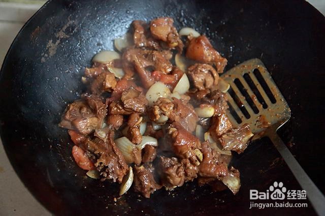 洋葱西红柿炖鸡块出锅的那一瞬间口水都流出来了