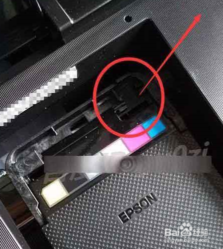 Epson爱普生R330怎么拆除墨仓盖子如何取出墨盒