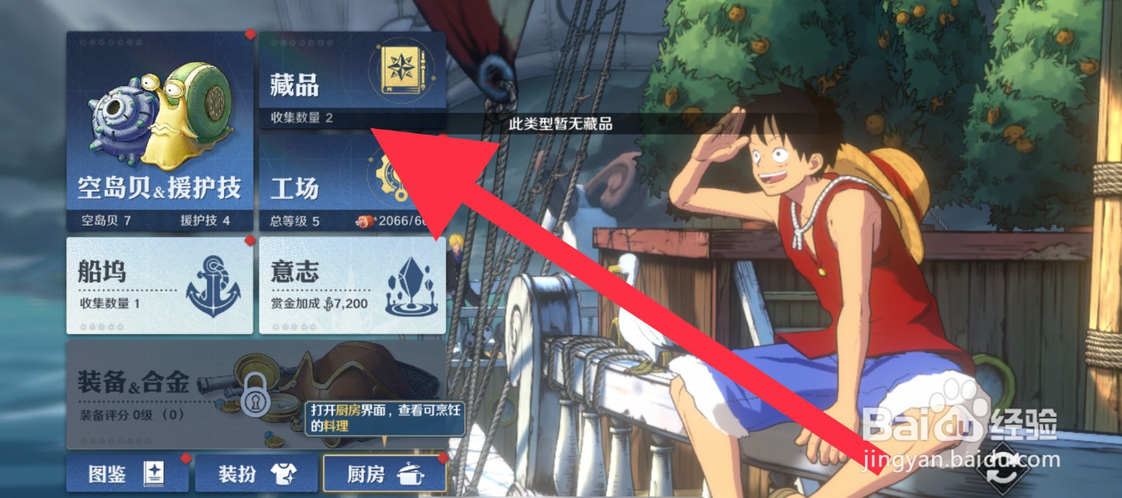 航海王：壮志雄心武器藏品在哪
