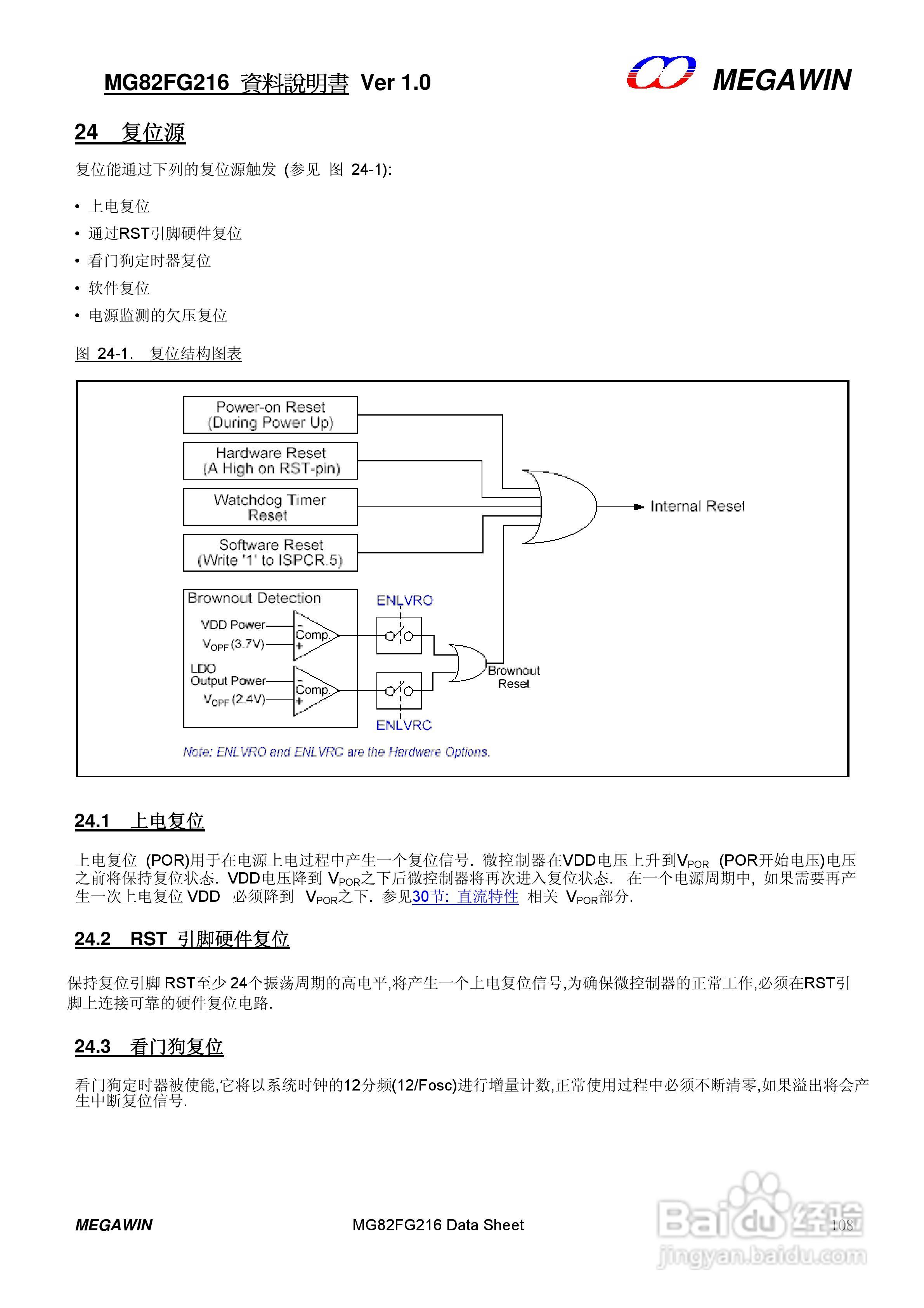 MEGAWIN MG82FG216 8 位微处理器用户手册:[11]