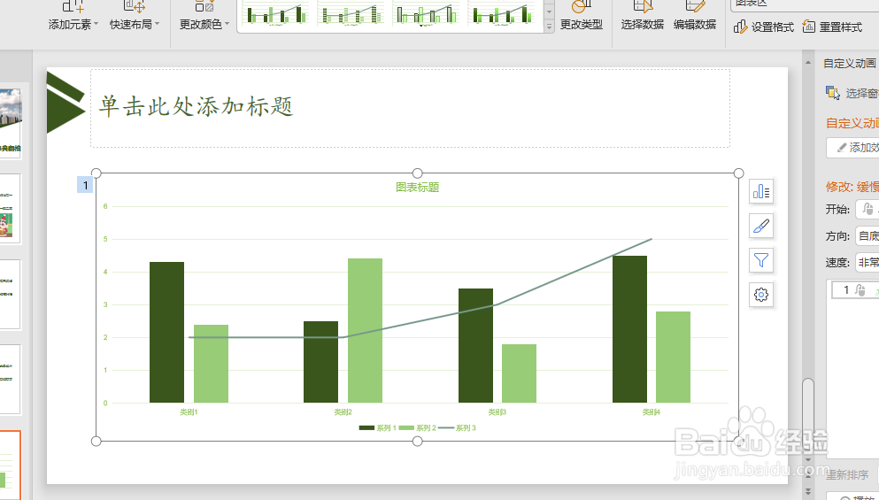 WPS PPT怎样给图表加入边框