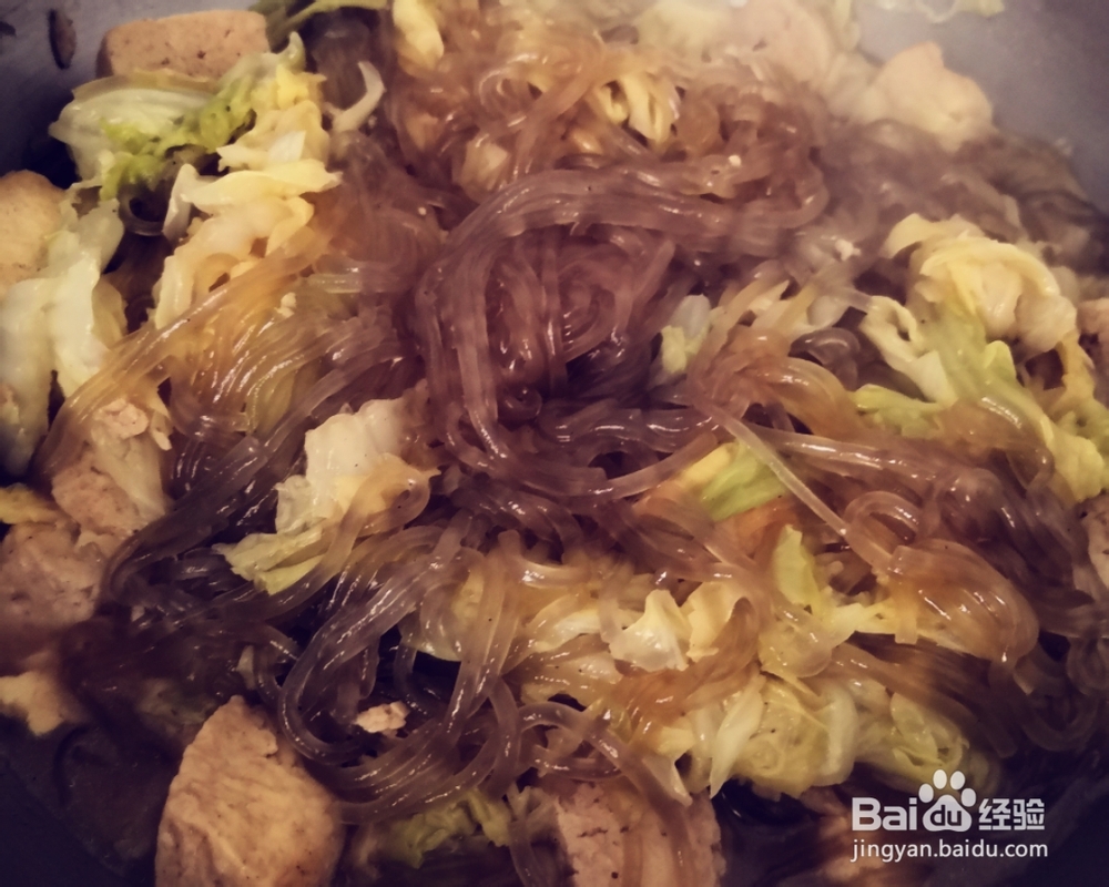 比较好吃的白菜豆腐炖粉条