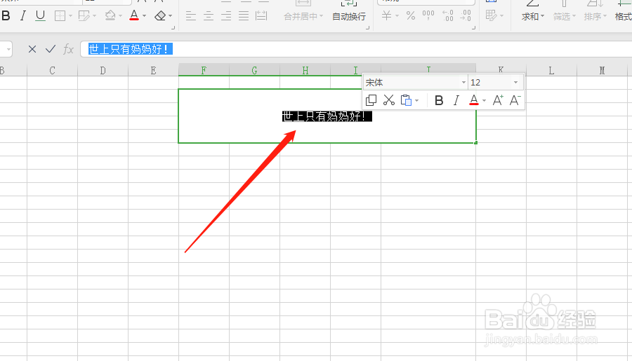Excel表格中，怎么设置字体的格式？
