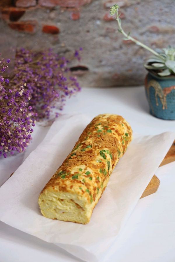 肉松葱香蛋糕卷