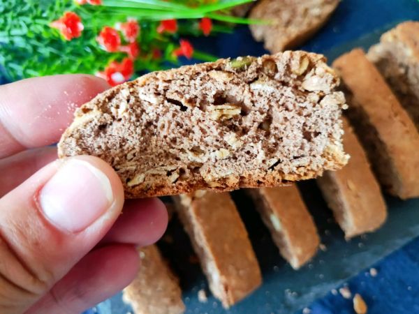 难度减脂可可燕麦意式脆饼