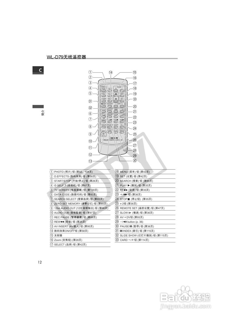 佳能MVX150i数码摄像机使用说明书:[2]