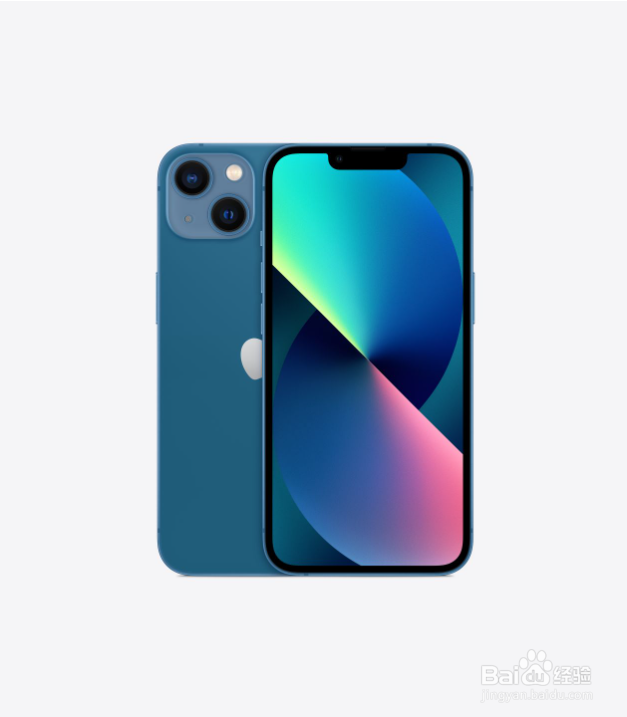 苹果13蓝色手机图片