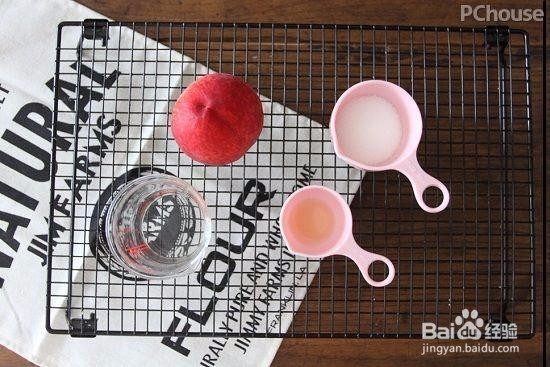 夏日饮品轻松自制!清心润肺蜜桃糖浆!