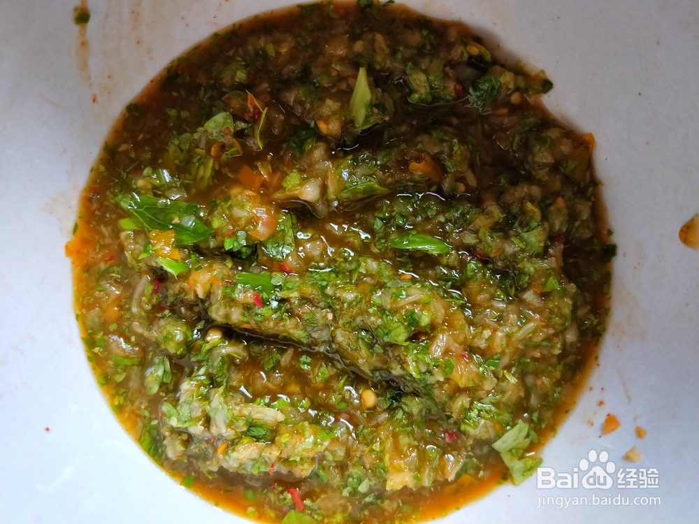 花式做饼-芹菜叶泡菜饼教程