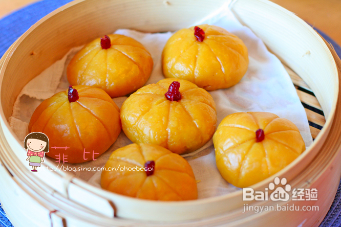 美食DIY奇趣可爱南瓜饼(进阶版)