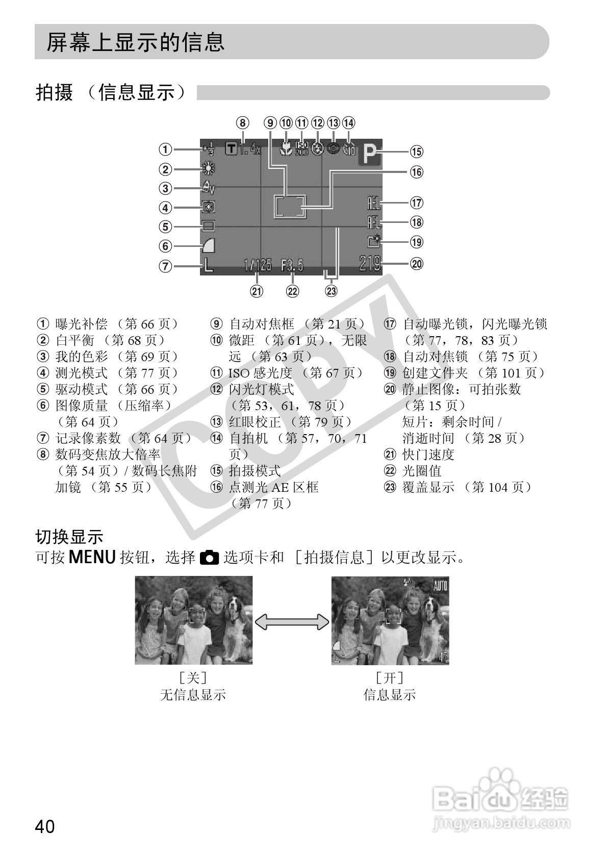 佳能PowerShot A480数码相机使用说明书:[4]