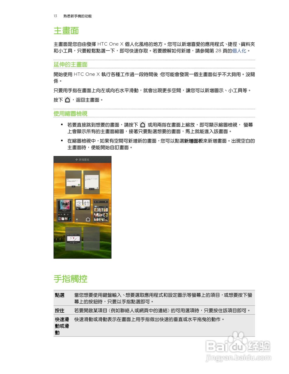 HTC One X S720e手机说明书:[2]