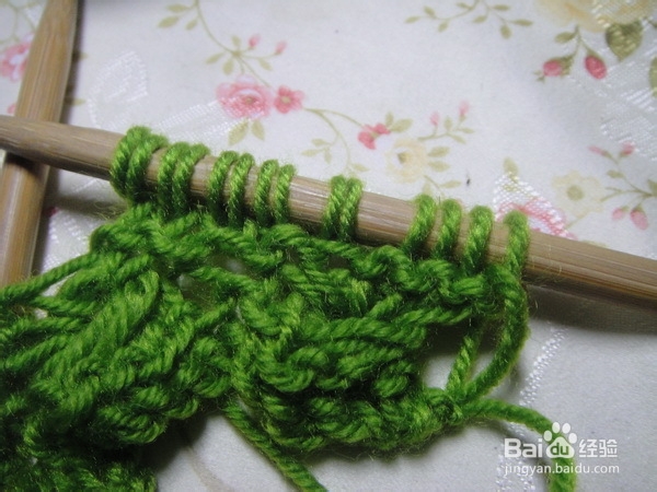 围巾织法——太阳花详细图解