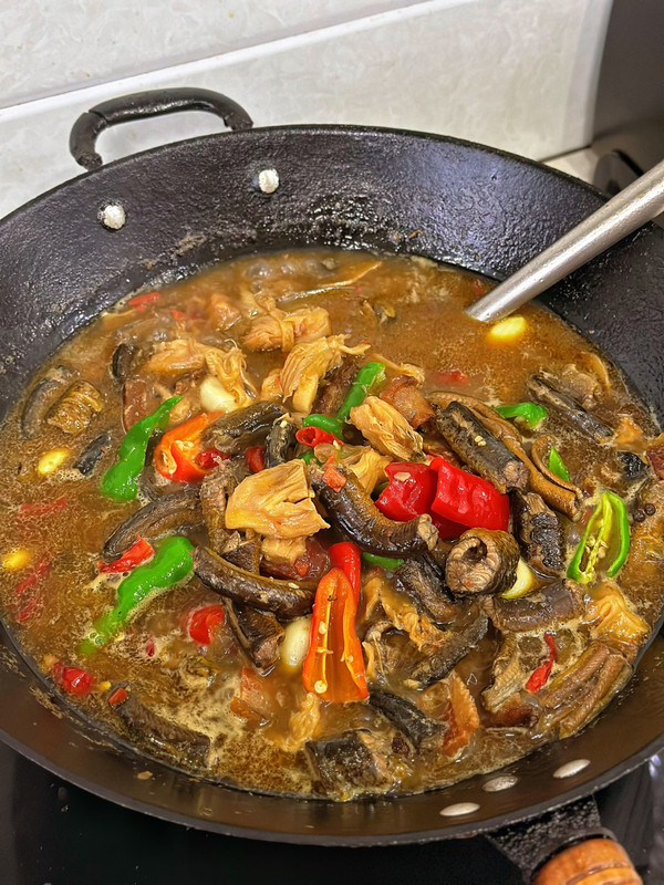 鳝鱼咸菜炖黄瓜