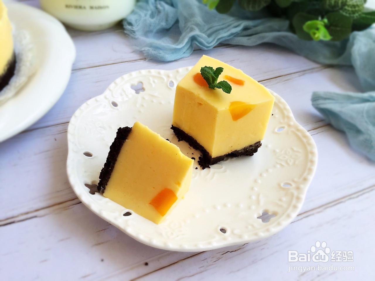 免烤箱芒果蛋糕的做法