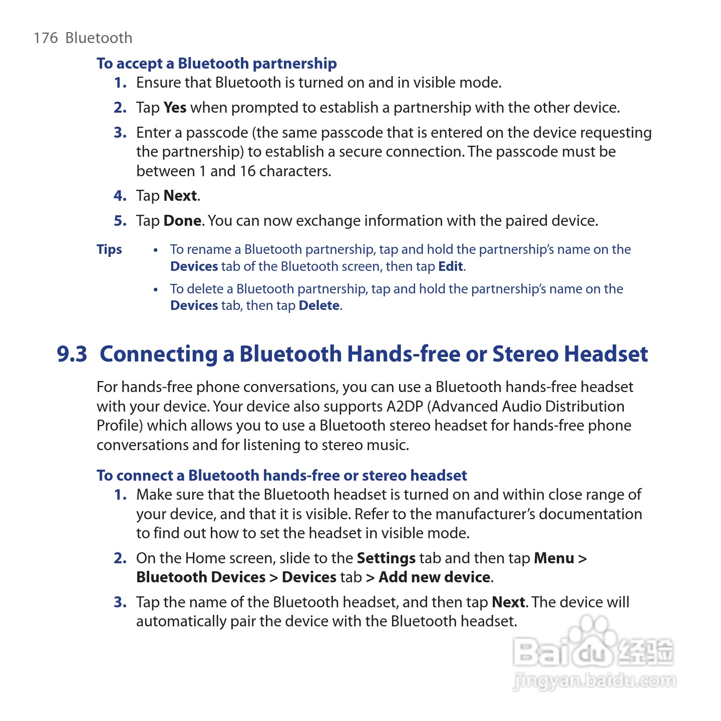 HTC Touch Cruise手机说明书:[18]