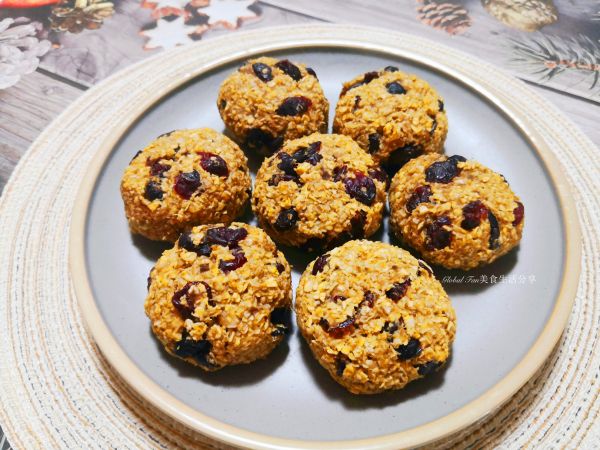 花生酱蔓越莓燕麦司康