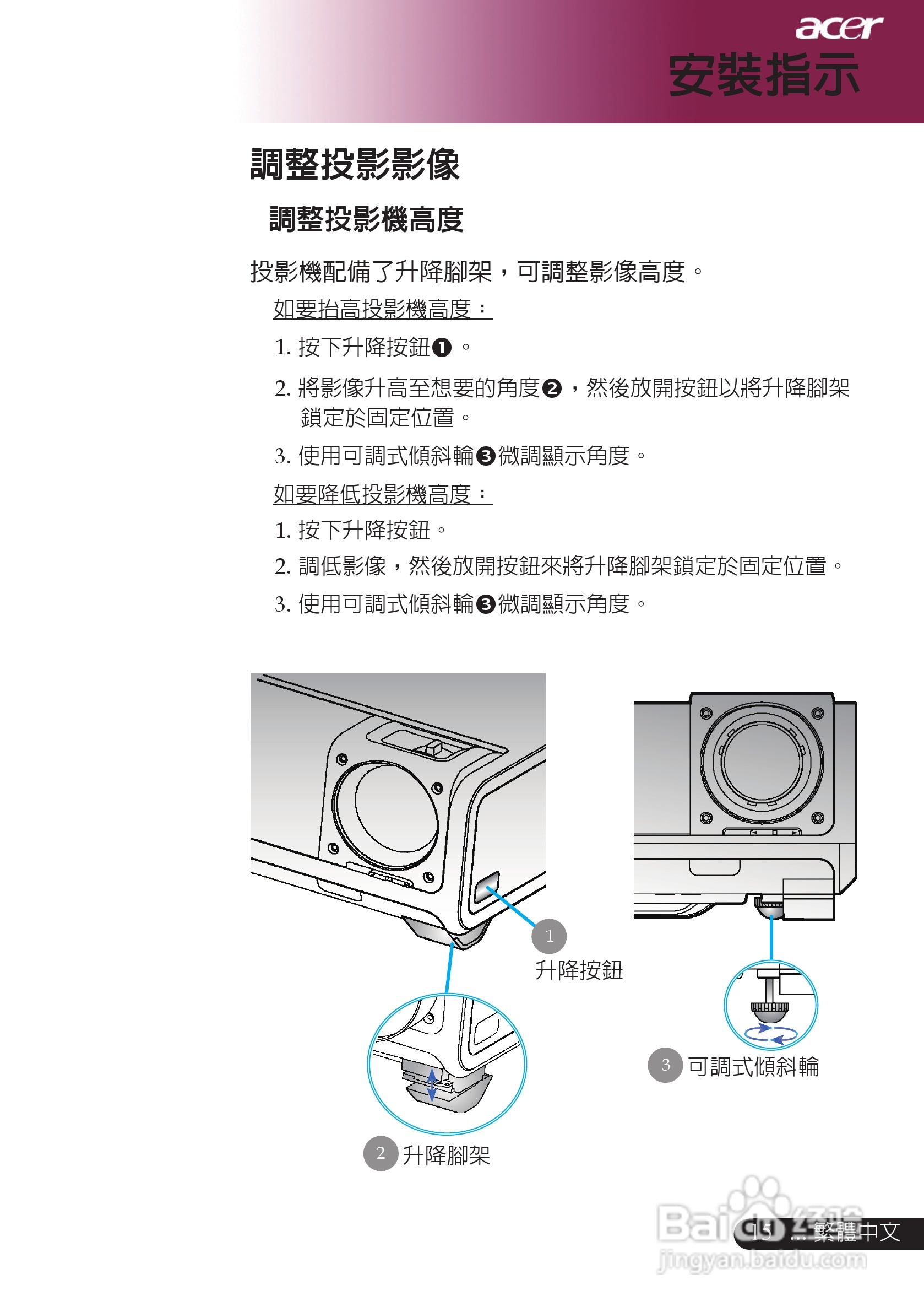 宏基PD726/PD727投影机中文说明使用手册:[2]