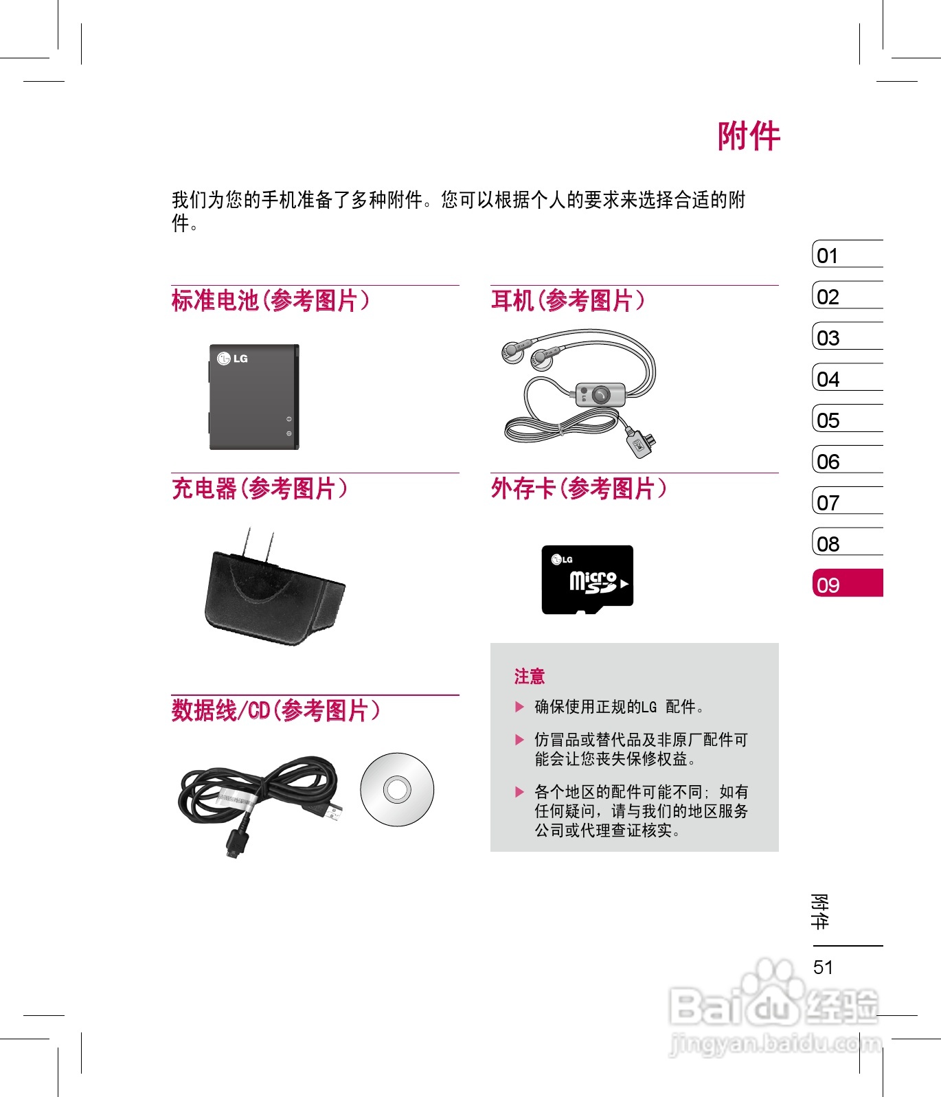 LG KC550手机使用说明书:[6]