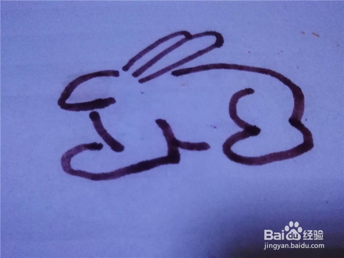 怎么样用简笔画画兔子