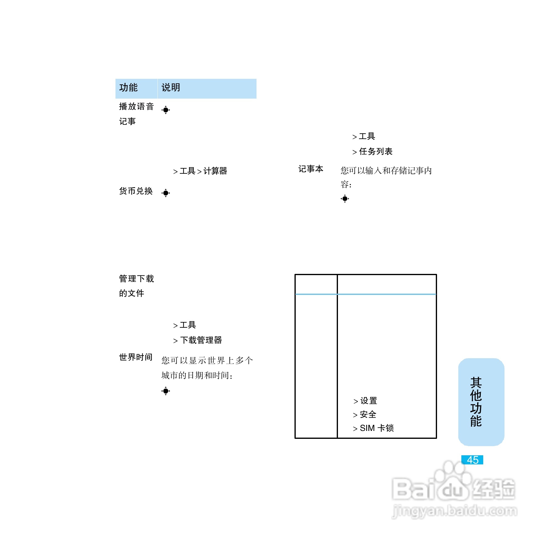 摩托罗拉E8手机使用说明书:[5]