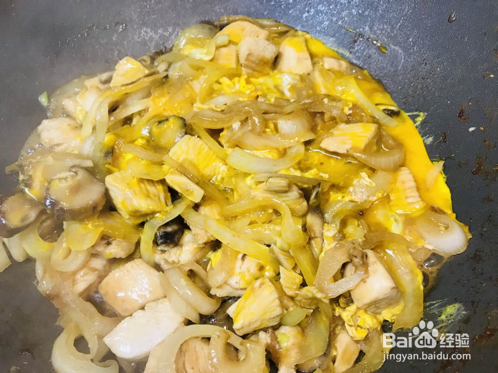 鸡胸肉做亲子丼