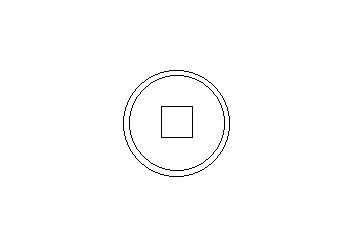 外圆内方怎么画