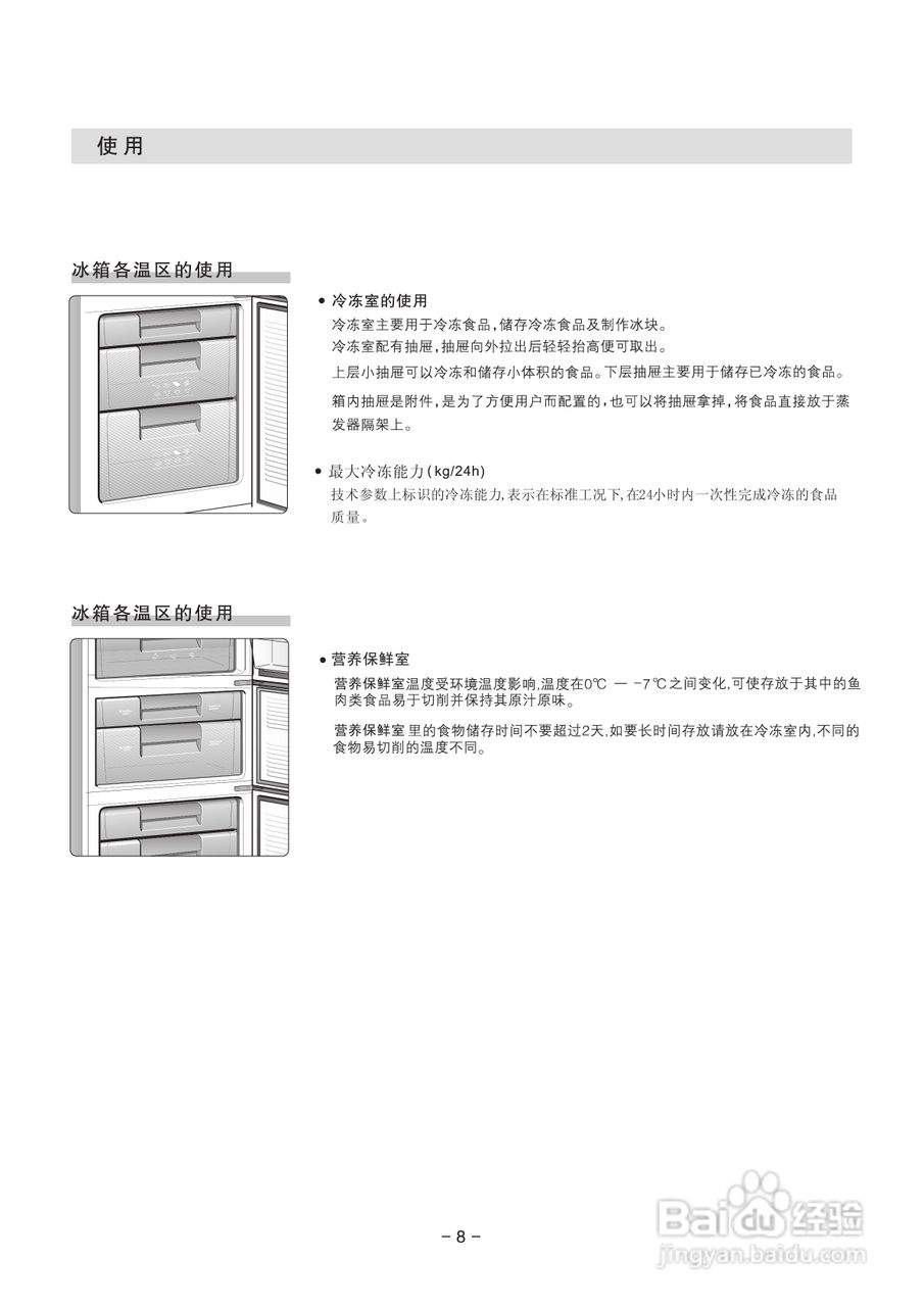 惠而浦BCD-210M3SV冰箱使用说明书:[2]