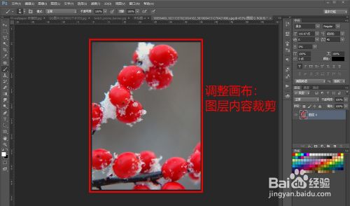 ps怎么改变图层的大小