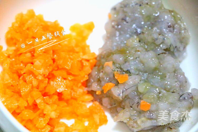 四色珍珠虾丸 宝宝辅食,耐看又好吃