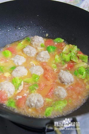蕃茄包菜肉丸怎么做？番茄炒出纯正的酸味