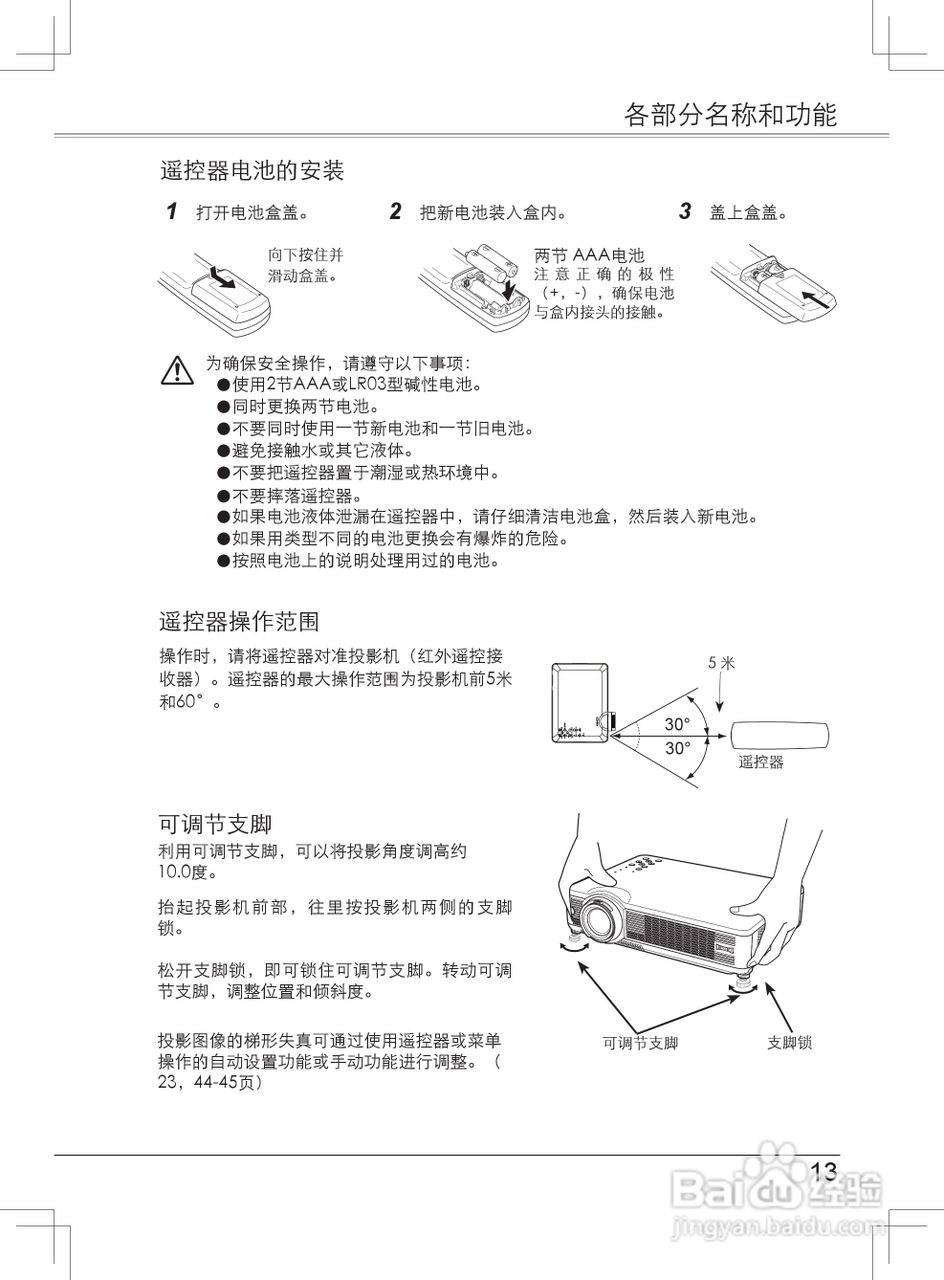EIKI爱其 LC-XB33NI投影机说明书:[2]
