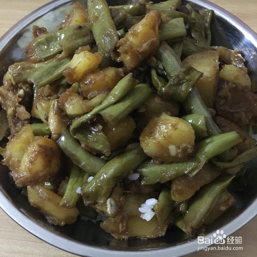 分享一道四季豆炖土豆，非常下饭