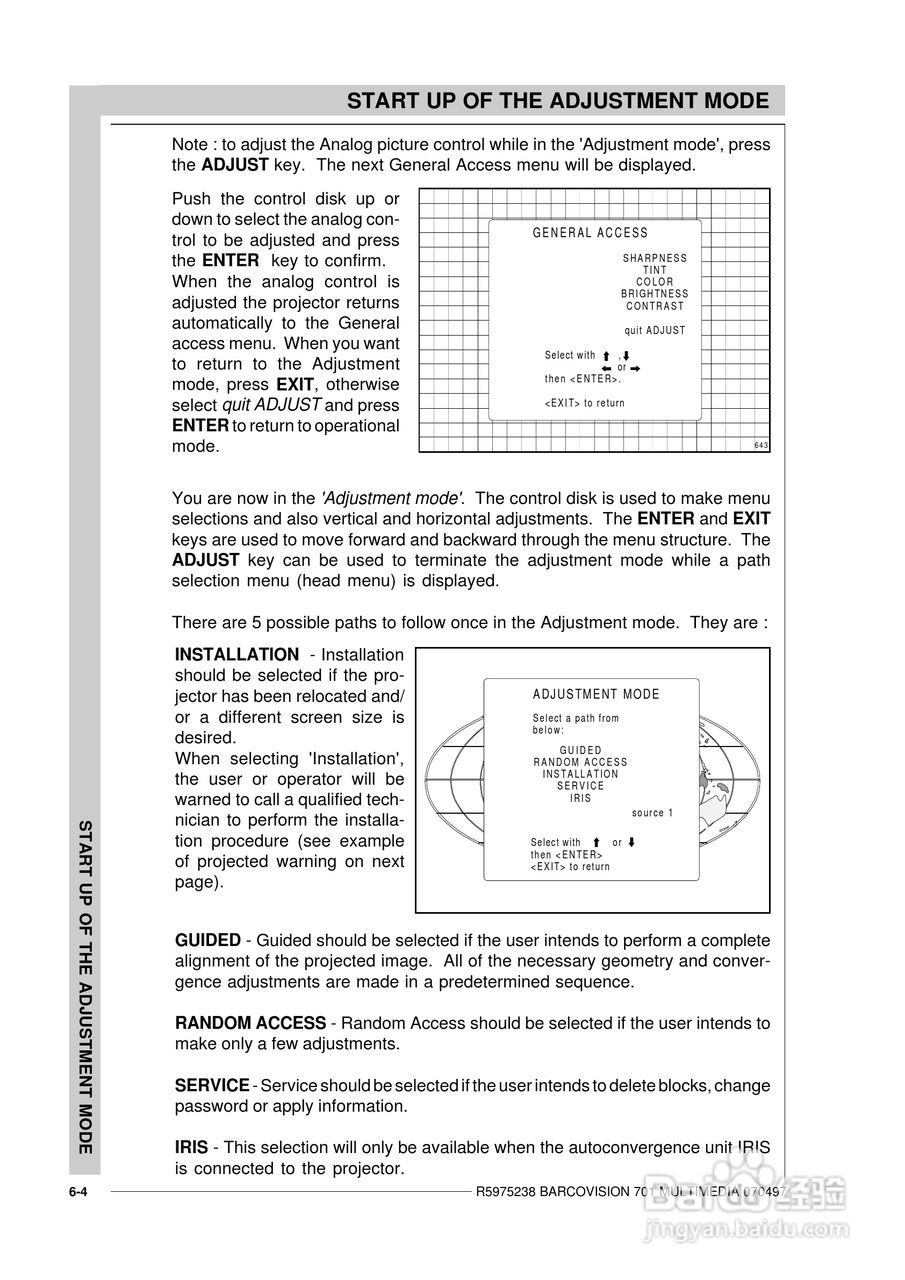 Barco巴可 VISION 701投影机说明书:[5]