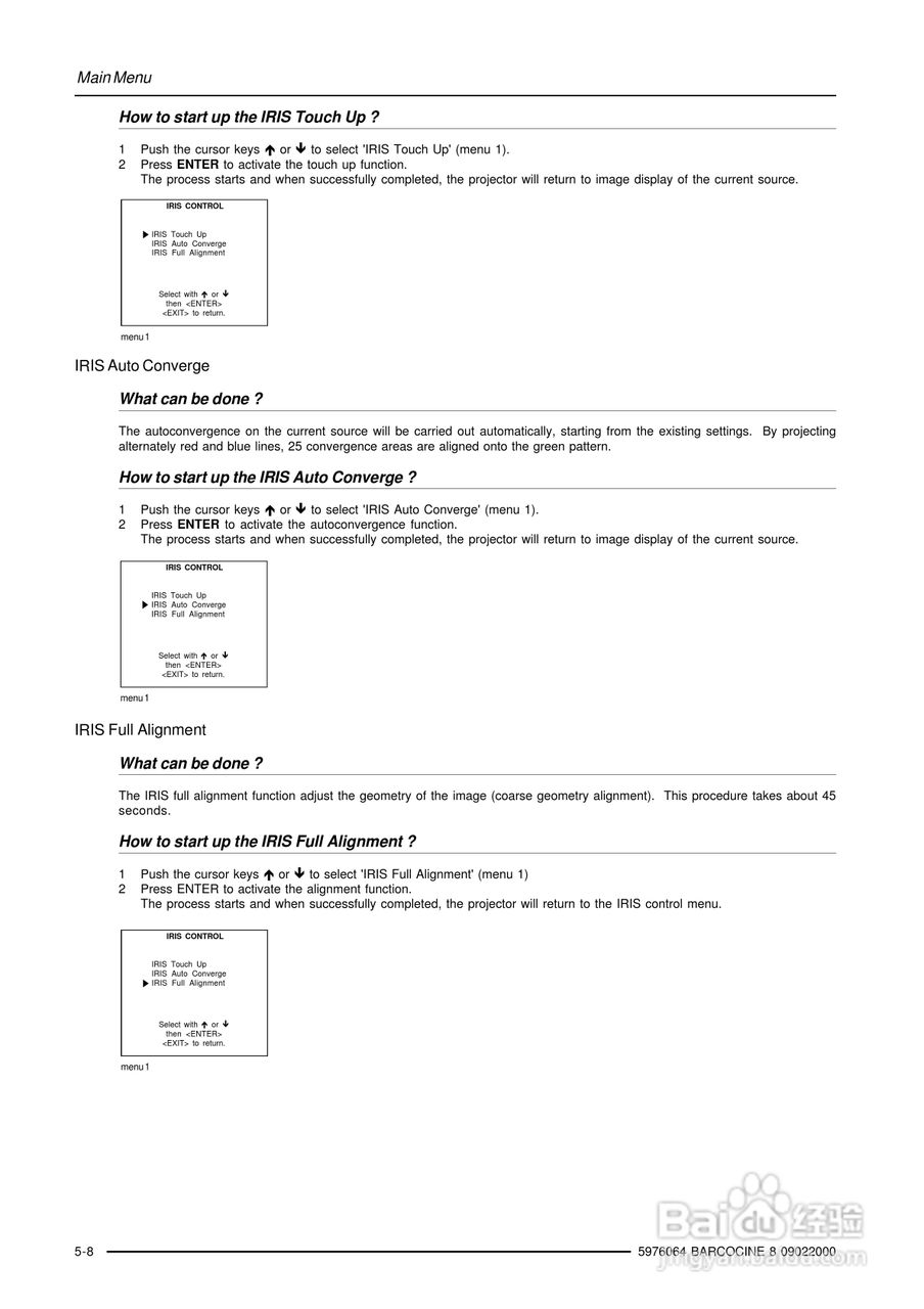 Barco巴可 Cine 8投影机说明书:[4]