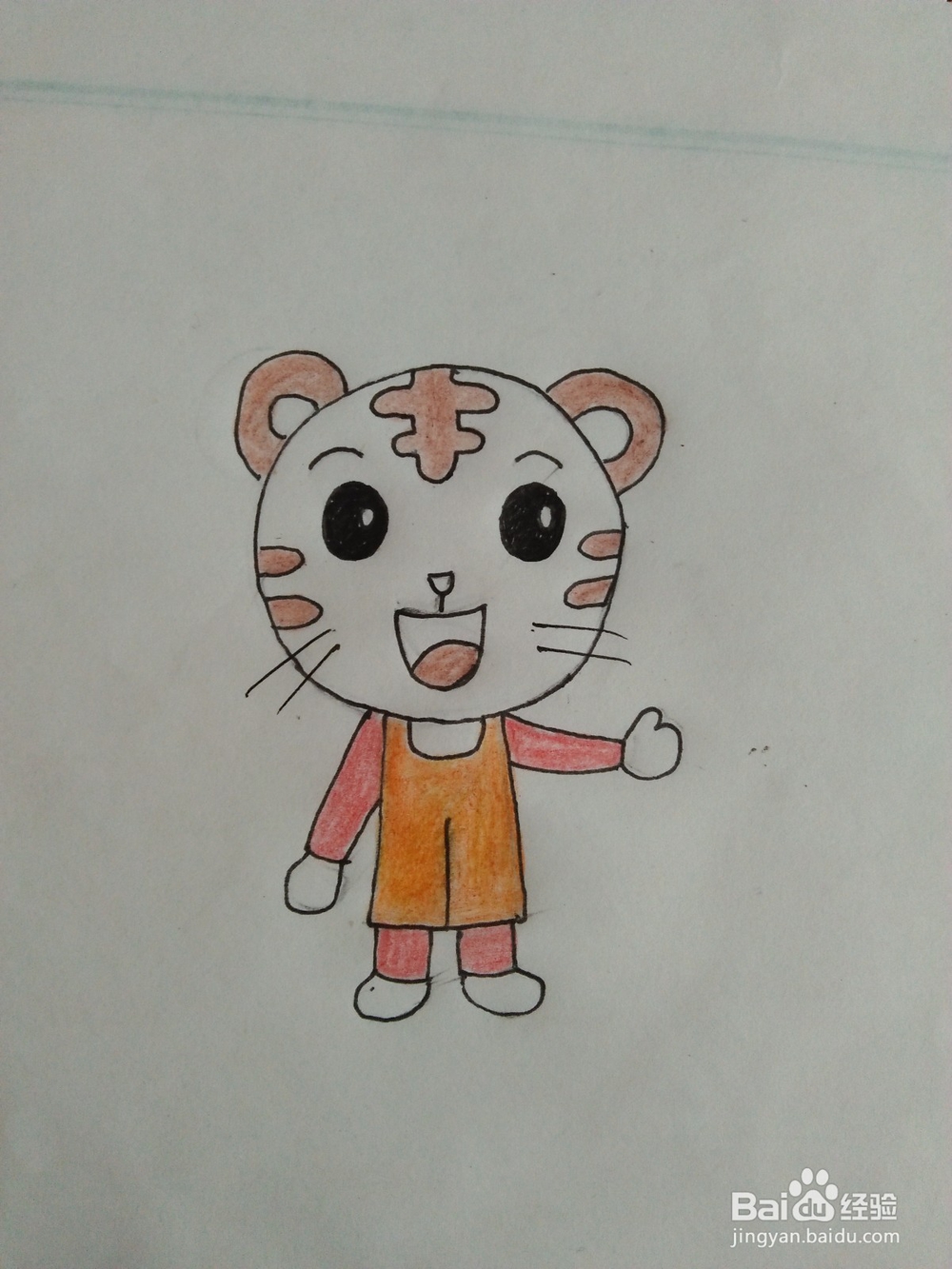 如何画简笔画巧虎