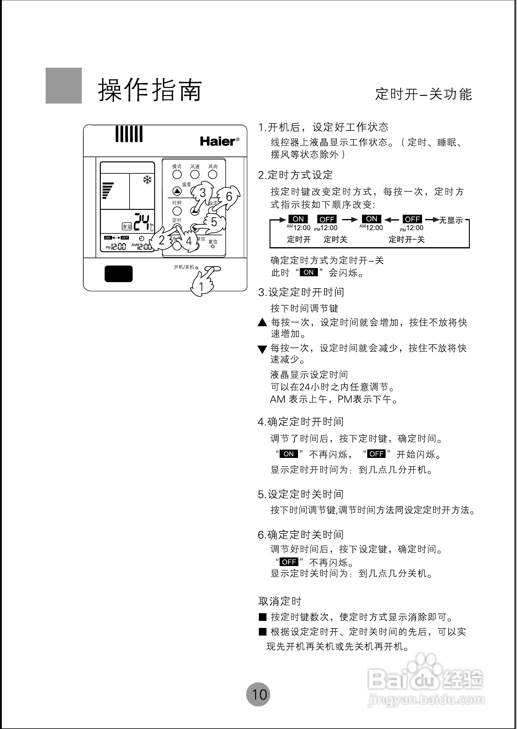 海尔KFRd-250EW空调使用说明书:[2]