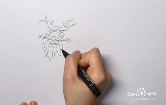 中国龙简笔画怎么画